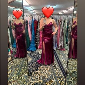 Glamorous Fuchsia Prom Dress